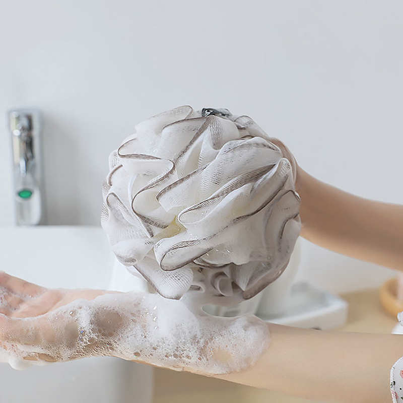 Home Bathroom Cleaning Machine - 泡が豊富な大きなバスボール,クリーニングスポンジ,シャワースポンジ,バスルームアクセサリー,1個