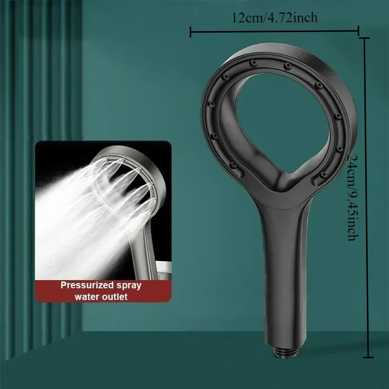 Home Bathroom Taps - 浴室スプレーシャワーヘッド加圧ハンドヘルドシャワービッグパネルブースターミキサー浴室シャワー蛇口アクセサリーバスツール