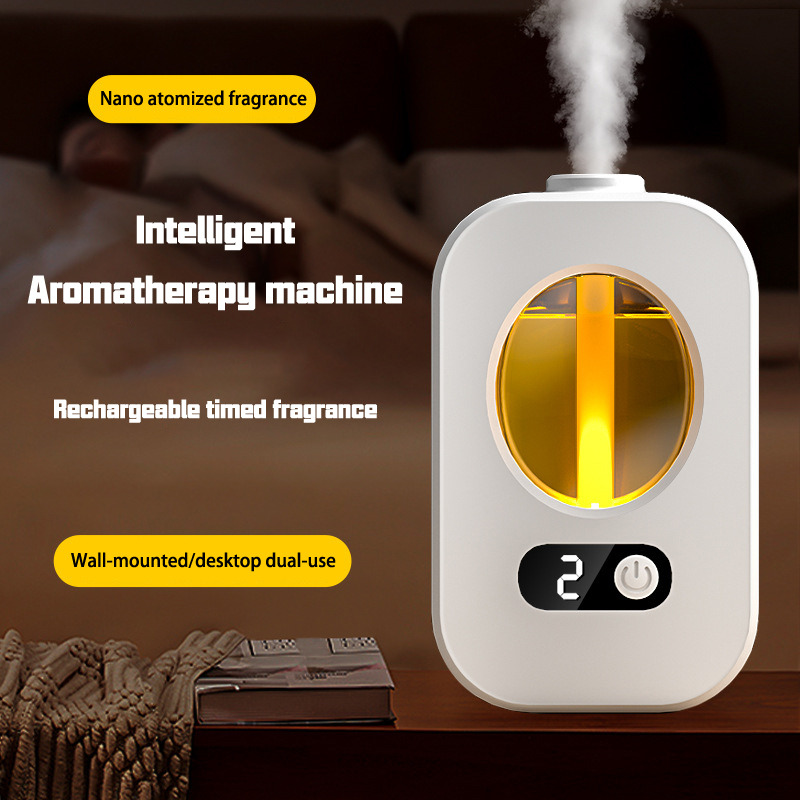 Home Bathroom Freshener - 自動ディフューザー アロマセラピーマシン 空気清浄機 トイレ 浴室用アロマ エッセンシャルオイルディスペンサー