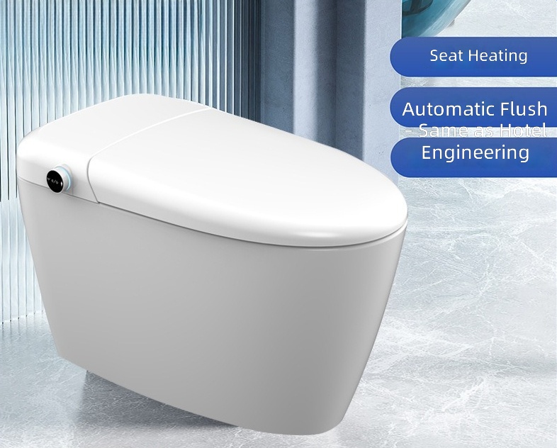 Home Bathroom - 加熱式スマート便座、自動洗浄、停電時洗浄機能、家庭・ホテル・アパート用、暖かく快適なバスルームのアップグレード