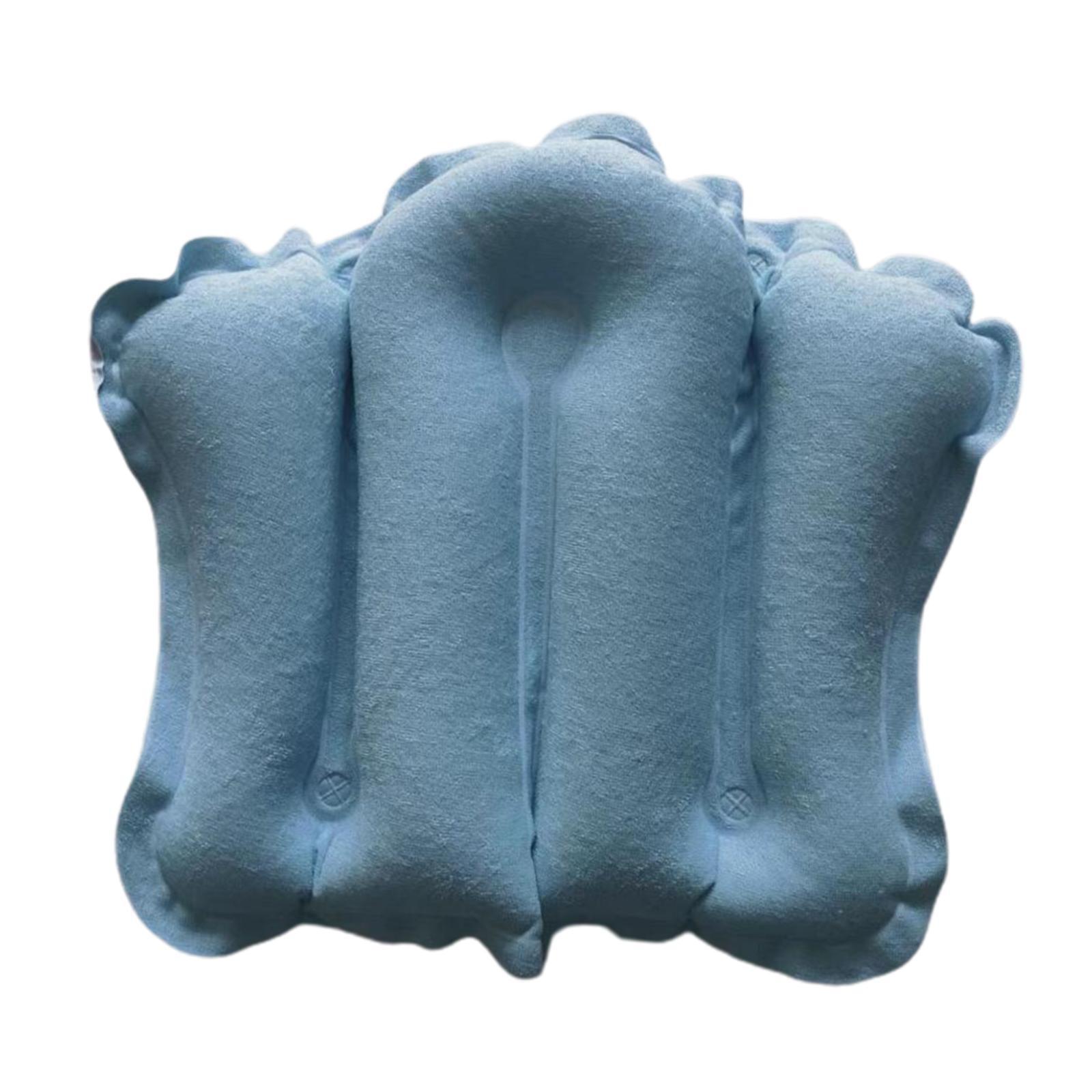 Bathtub Pillow Inflatable - インフレータブルバスピロー、浴槽ピロー、スパ浴槽ヘッドレストクッション、バスホーム首と肩補助プールバスルーム用品