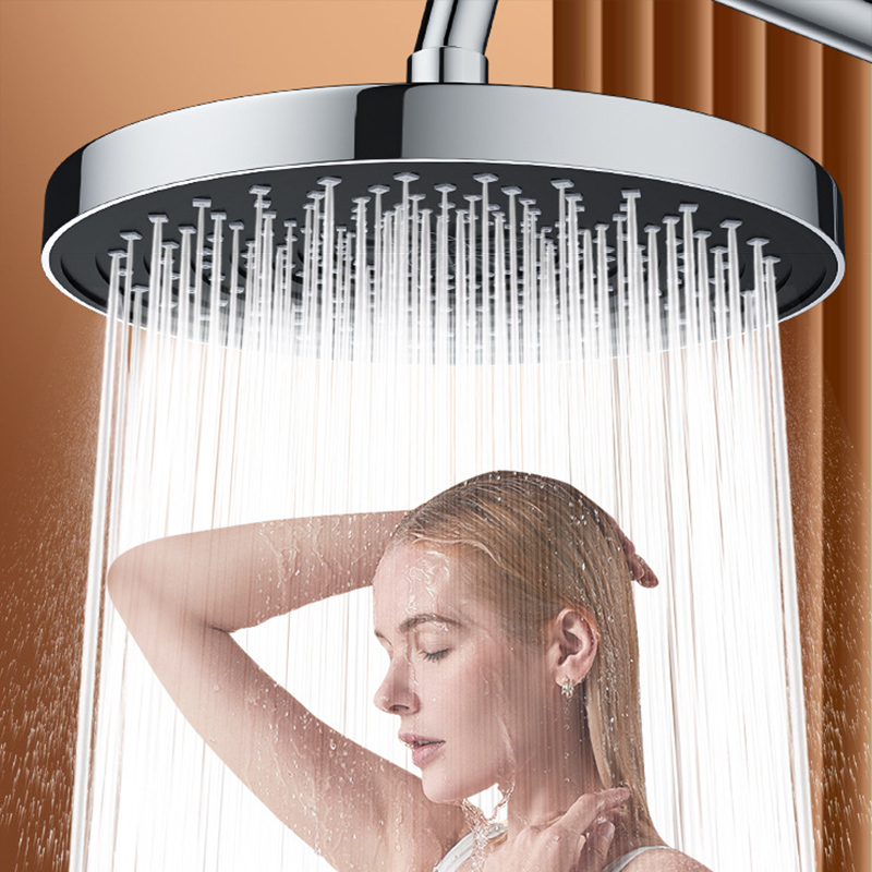 Home Bathroom Taps - 大流量降雨シャワーヘッド 25 センチメートルトップスプレー高圧シャワーヘッド節水シャワー蛇口浴室付属品