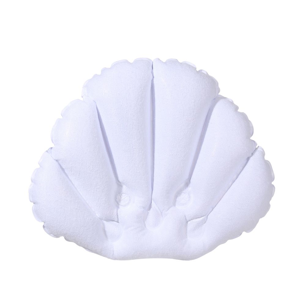 ソフトな扇形の膨らませる枕、浴槽用クッション、スパバス枕 - Bathtub Pillow Inflatable のレビューと価格