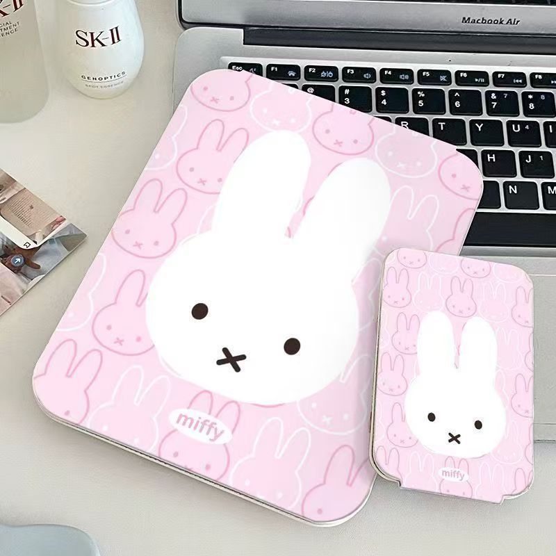 ミッフィーバニーメイクアップミラー ポータブルフリップアップ - Home Goods Bathroom Accessories のレビューと価格