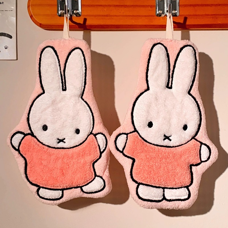 ミッフィーウサギハンドタオルかわいいファッショナブルなクリエ - Home Goods Bathroom Accessories のレビューと価格