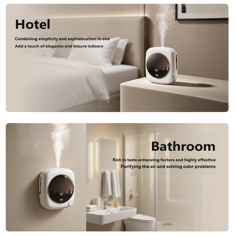 自動アロマディフューザーマシン空気清浄機芳香剤加湿器アロマエ - Home Bathroom Freshener のレビューと価格
