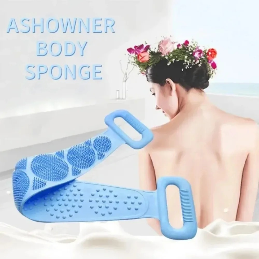 シリコン製シャワーバックブラシベルト、ソフトボディ角質除去ス - Home Bathroom Cleaning Machine のレビューと価格