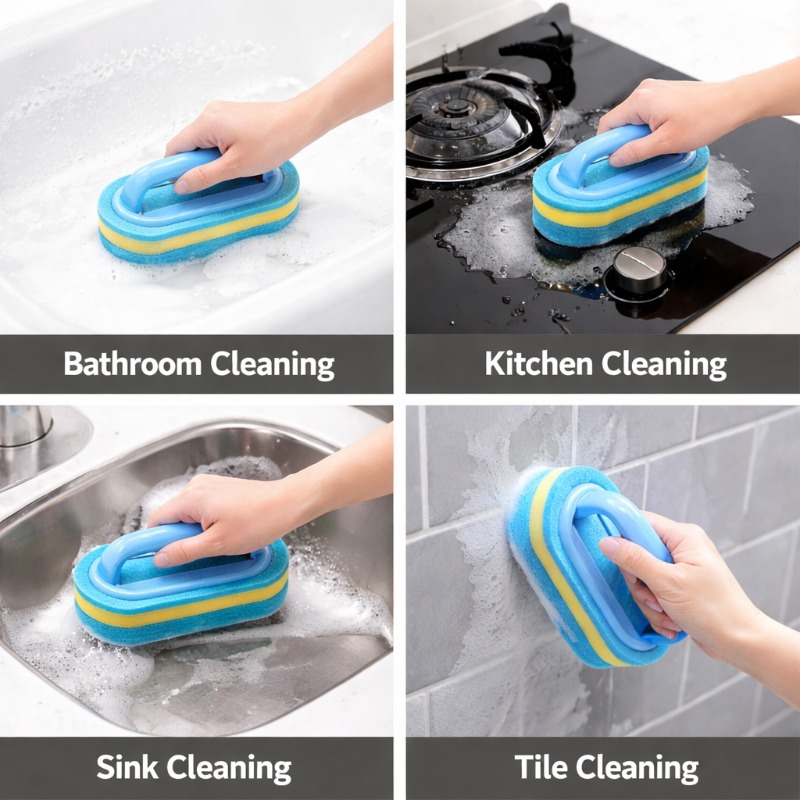 家庭用掃除ブラシ ハンドル付き 食器用洗剤 浴室 キッチン  - Home Goods Bathroom Accessories のレビューと価格