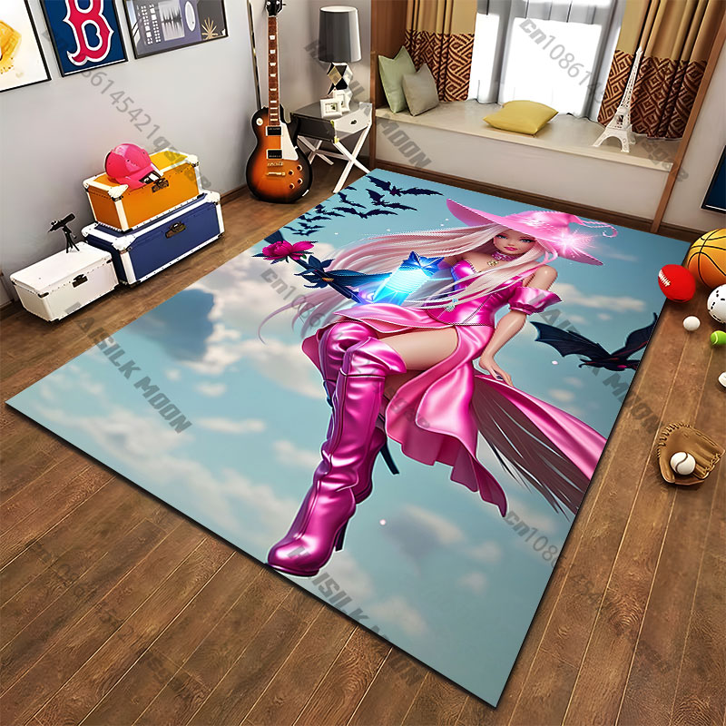 魔法の魔女鮮やかなファンタジーシーンカーペットヨガリビングル - Home Bathroom Scene のレビューと価格