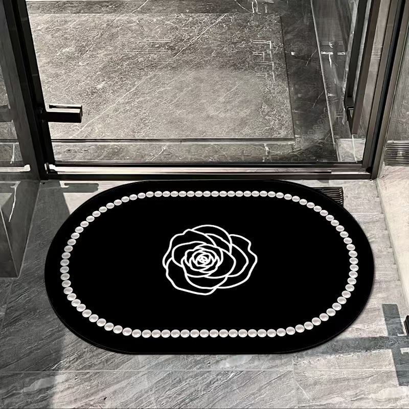 VIKAMA バスルームドア用フロアマット、バスルームフロア - Home Bathroom Cleaning Machine のレビューと価格