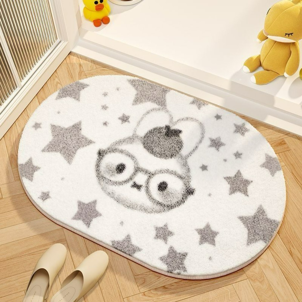 ミッフィー漫画フロアマットソフト模造カシミヤフットパッド吸水 - Home Goods Bathroom Accessories のレビューと価格