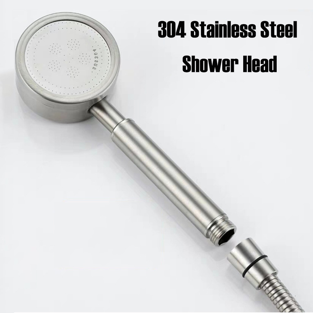 304 ステンレス鋼のシャワーヘッド、ハンドヘルドバスレイン - Home Bathroom Taps のレビューと価格