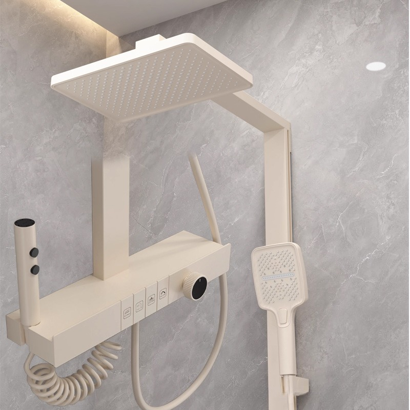デジタルシャワーヘッドセット 圧力アップ 家庭用浴室 温冷水 - Home Bathroom のレビューと価格