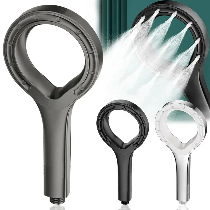 浴室スプレーシャワーヘッド加圧ハンドヘルドシャワービッグパネ - Home Bathroom Taps のレビューと価格