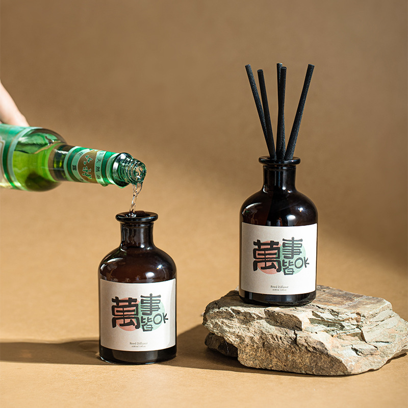 籐リードディフューザースティック天然植物アロマディフューザー - Home Bathroom Freshener のレビューと価格