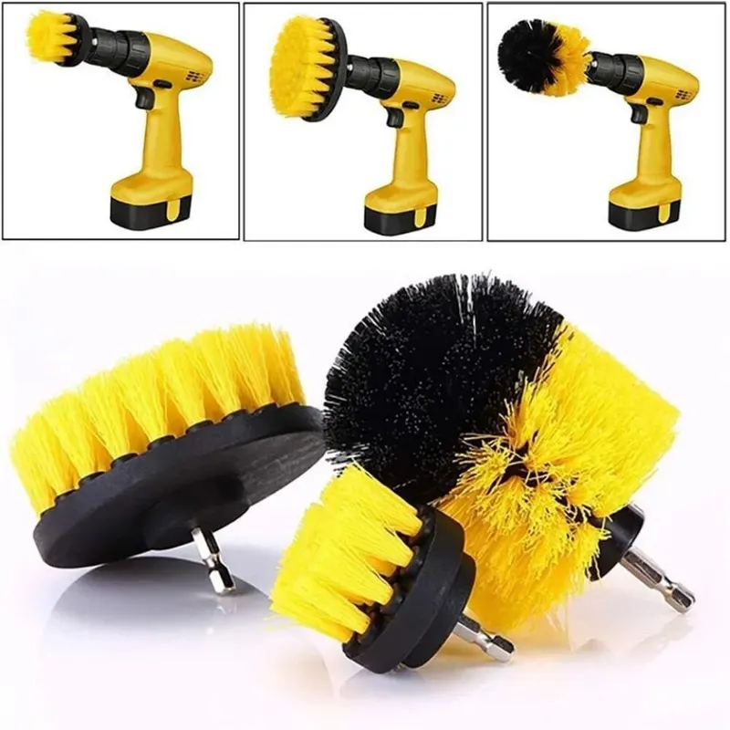 3個/セット ドリルブラシセット パワースクラバー 洗浄ブラ - Home Bathroom Cleaning Machine のレビューと価格