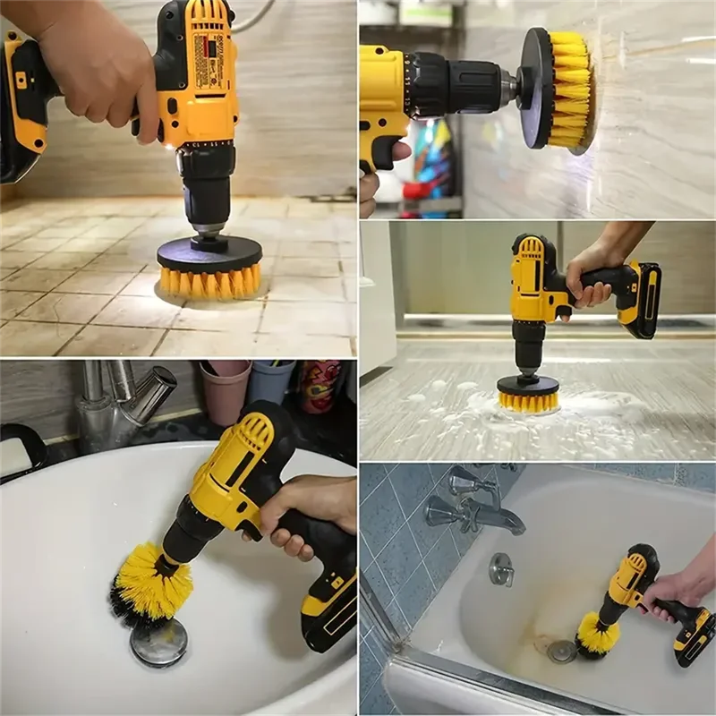 3個/セット ドリルブラシセット パワースクラバー 洗浄ブラ - Home Bathroom Cleaning Machine のレビューと価格