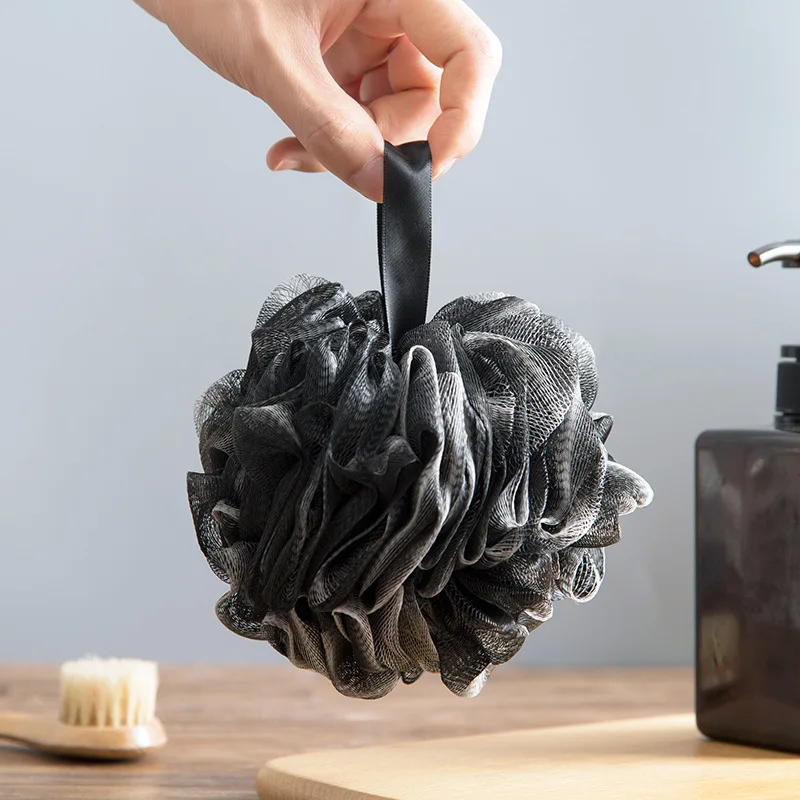 ソフトシャワーメッシュ発泡スポンジ角質除去スクラバー黒バスバ - Home Bathroom Cleaning Machine のレビューと価格