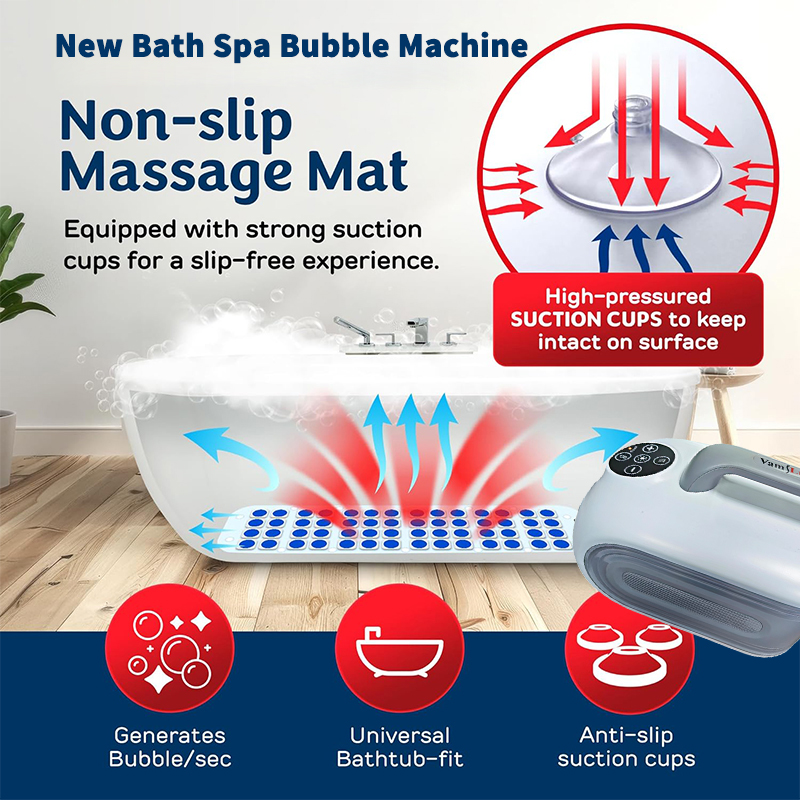 浴槽マッサージマット バブルバススパ ビューティー リモコン - Bathtub Pillow Inflatable のレビューと価格