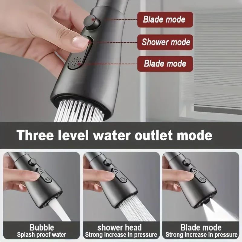 蛇口エクステンダー金属 3 モードヘッド節水ホーム拡張シャワ - Home Bathroom Taps のレビューと価格