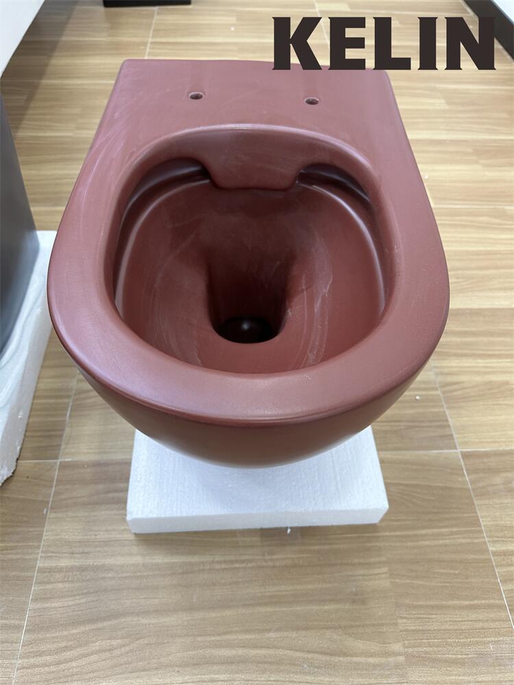 KELIN新型モダンスタイル洗浄式隠しタンクアプリコットセラ - Home Bathroom のレビューと価格
