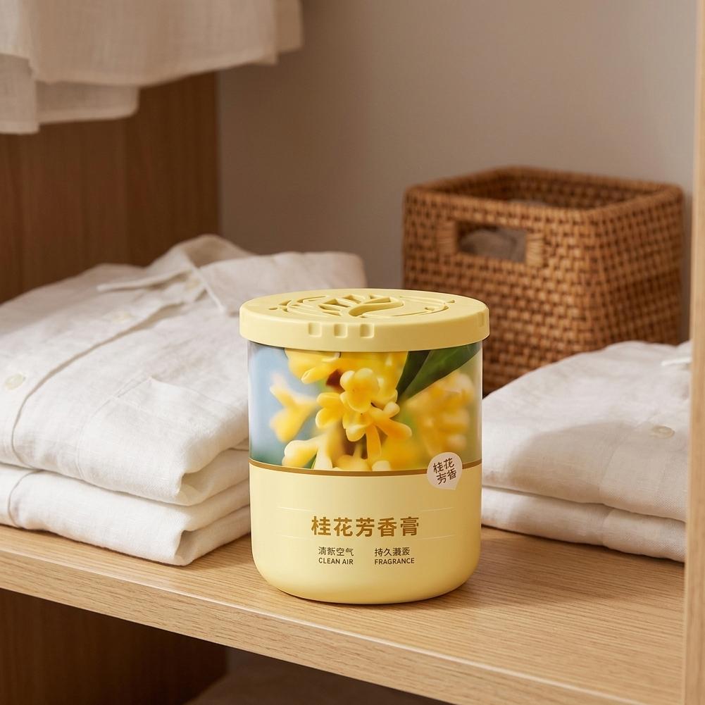 固形芳香剤 キンモクセイの香り フレグランスクリーム 家庭用 - Home Bathroom Freshener のレビューと価格