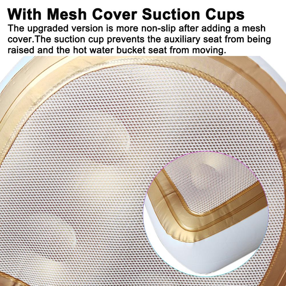 スパとジャグジー用のスイミングクッション,メッシュカバー付き - Bathtub Pillow Inflatable のレビューと価格