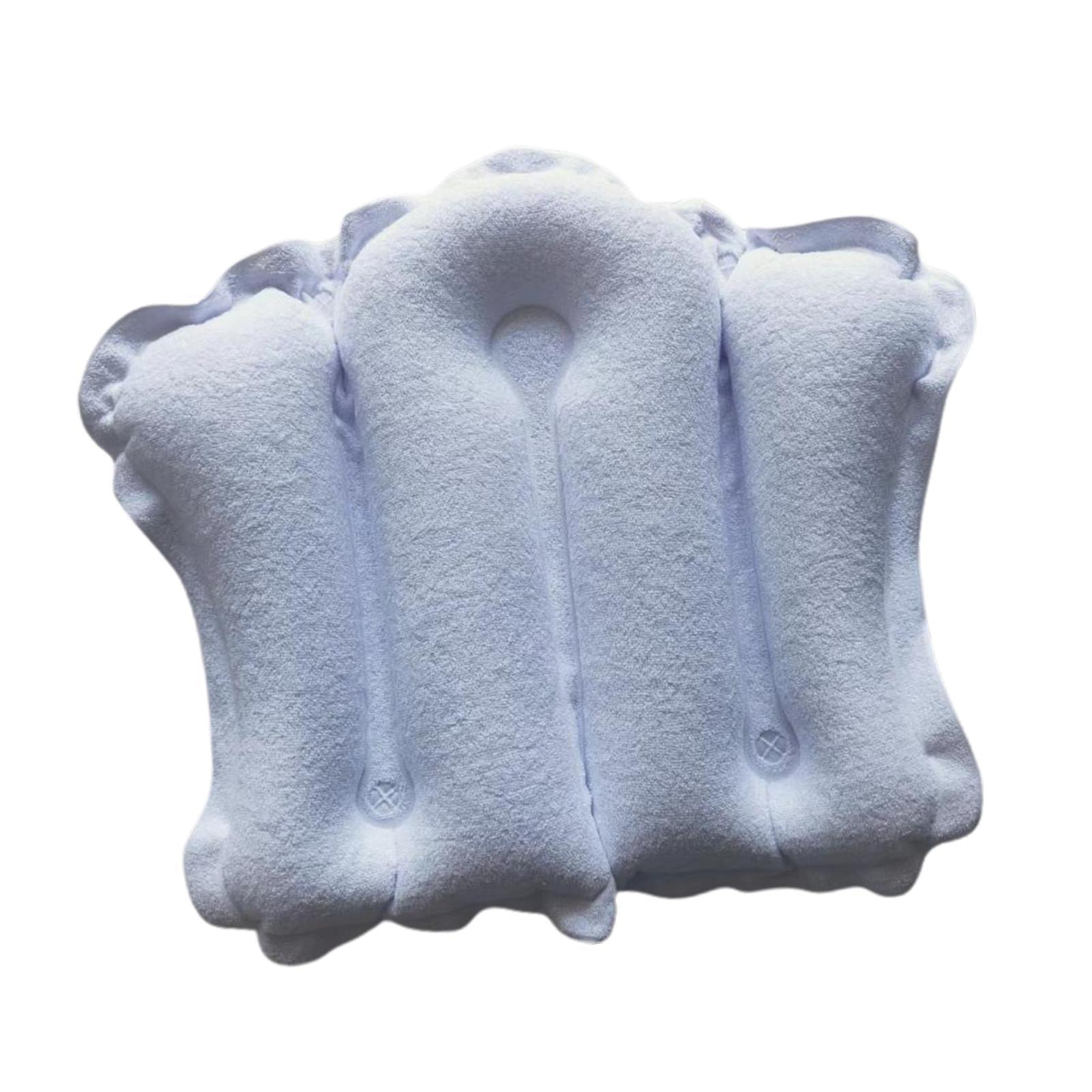吸盤付きインフレータブルバスピロー、浴槽用ソフトクッション、 - Bathtub Pillow Inflatable のレビューと価格