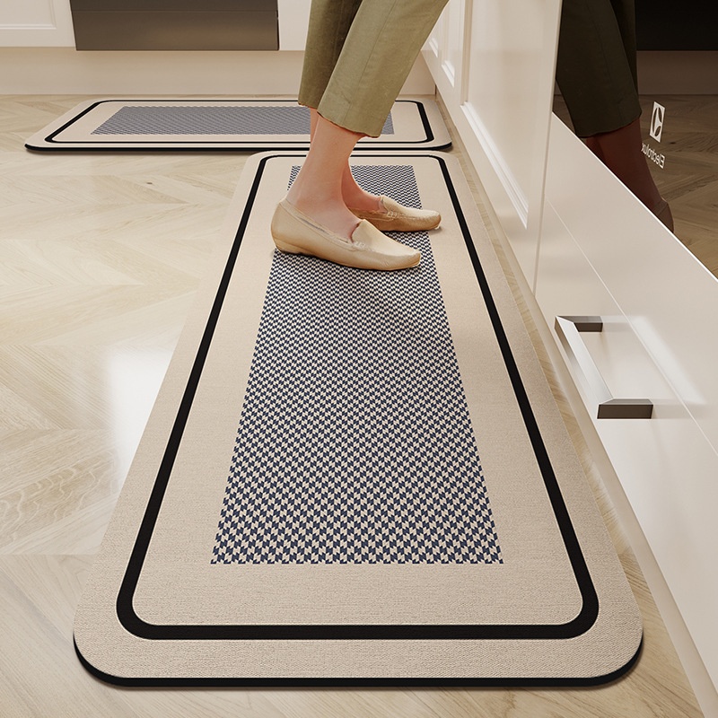 キッチン用ロングフロアマット、吸水性が高く掃除しやすいランド - Home Bathroom Cleaning Machine のレビューと価格