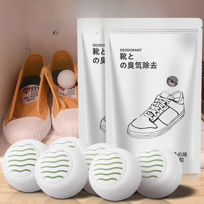 天然靴用消臭剤ボール 長持ちする消臭剤 靴、クローゼット、バ - Home Bathroom Freshener のレビューと価格