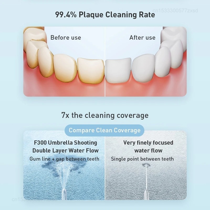XIAOMI MIJIA ポータブル口腔洗浄器 F300 歯 - Home Bathroom Cleaning Machine のレビューと価格